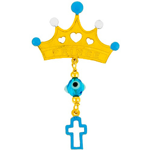 Χρυσή παραμάνα Κ9 με σμάλτο