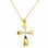 Χρυσός σταυρός fashion Κ14 με αλυσίδα