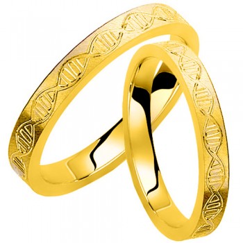 Βέρες απο κίτρινο χρυσό 9 καρατίων