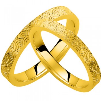 Βέρες απο κίτρινο χρυσό 14 καρατίων