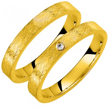 Σετ χρυσές βέρες Κ9