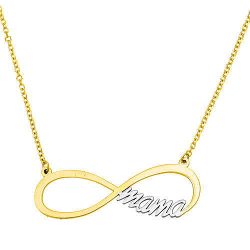 Ασημένιο κολιέ mama 925 