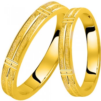 Σετ χρυσές βέρες Κ14