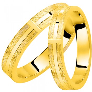 Σετ χρυσές βέρες Κ14