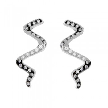 Ασημένια σκουλαρίκια 925 με ζιργκόν