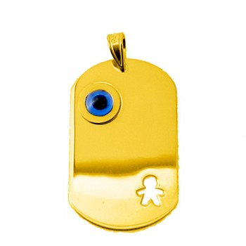 Χρυσό μενταγιόν-ταυτότητα Κ9