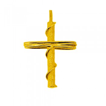 Χρυσός σταυρός fashion Κ14