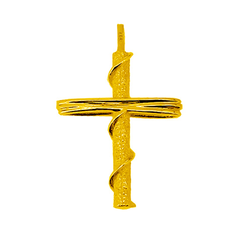 Χρυσός σταυρός fashion Κ14