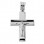 Λευκόχρυσος βαπτιστικός σταυρός Κ14