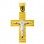 Χρυσός βαπτιστικός σταυρός Κ14