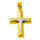 Χρυσός βαπτιστικός σταυρός Κ14