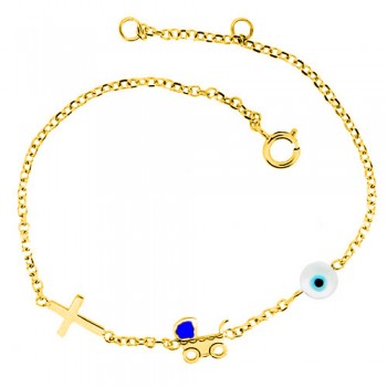 Παιδικό χρυσό βραχιόλι Κ9