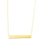 Χρυσό κολιέ μπάρα Κ14