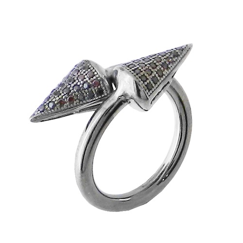 Ασημένιο δαχτυλίδι 925 με ζιργκόν