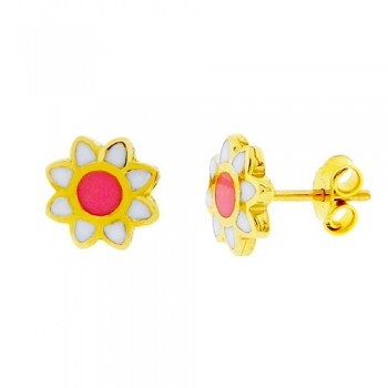 Παιδικά χρυσά σκουλαρίκια Κ14