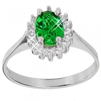 Λευκόχρυσο δαχτυλίδι fashion K14