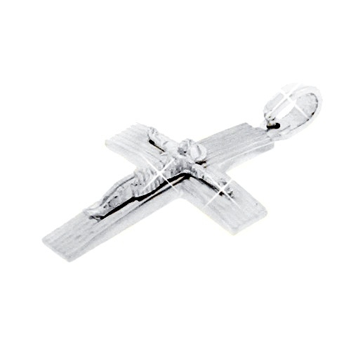 Λευκόχρυσος ανδρικός σταυρός Κ9