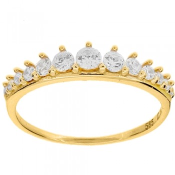 Χρυσό σειρέ δαχτυλίδι Κ14