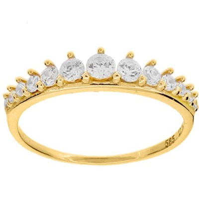 Χρυσό σειρέ δαχτυλίδι Κ14