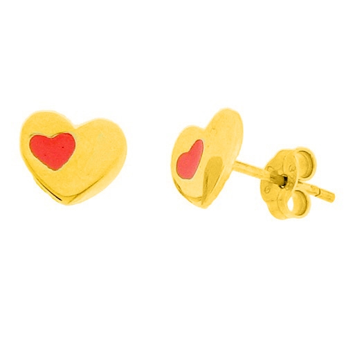 Παιδικά χρυσά σκουλαρίκια Κ9