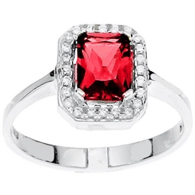 Λευκόχρυσο δαχτυλίδι Fashion K14 με ζιργκόν