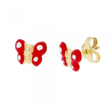 Παιδικά χρυσά σκουλαρίκια Κ9