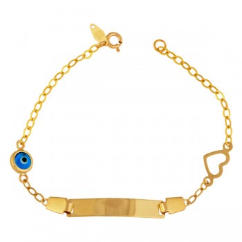 Παιδικό χρυσό  βραχιόλι Κ14