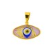 Χρυσό μενταγιόν μάτι Κ9