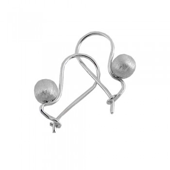 Λευκόχρυσα σκουλαρίκια Κ14